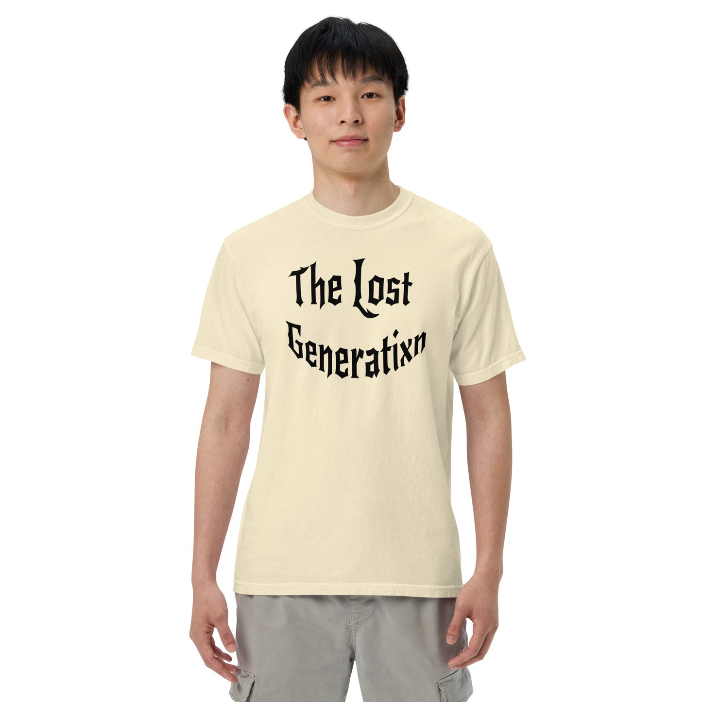 Unisex garment-dyed heavyweight t-shirt